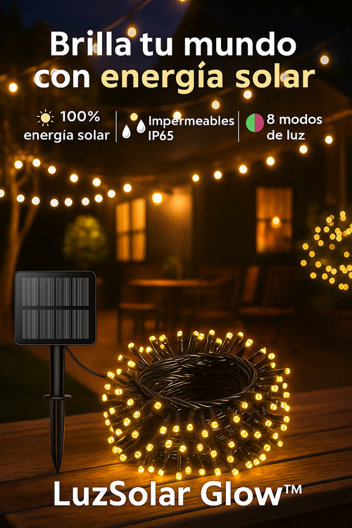 LuzSolar Deco™ - Kit de luces solares inteligentes