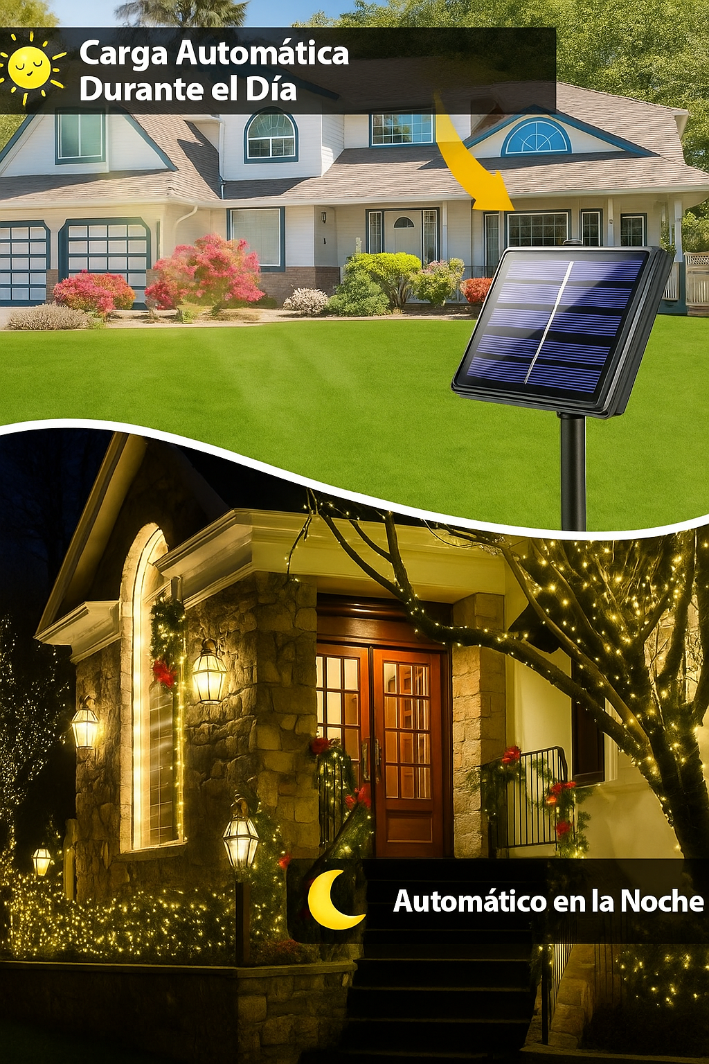 LuzSolar Deco™ - Kit de luces solares inteligentes